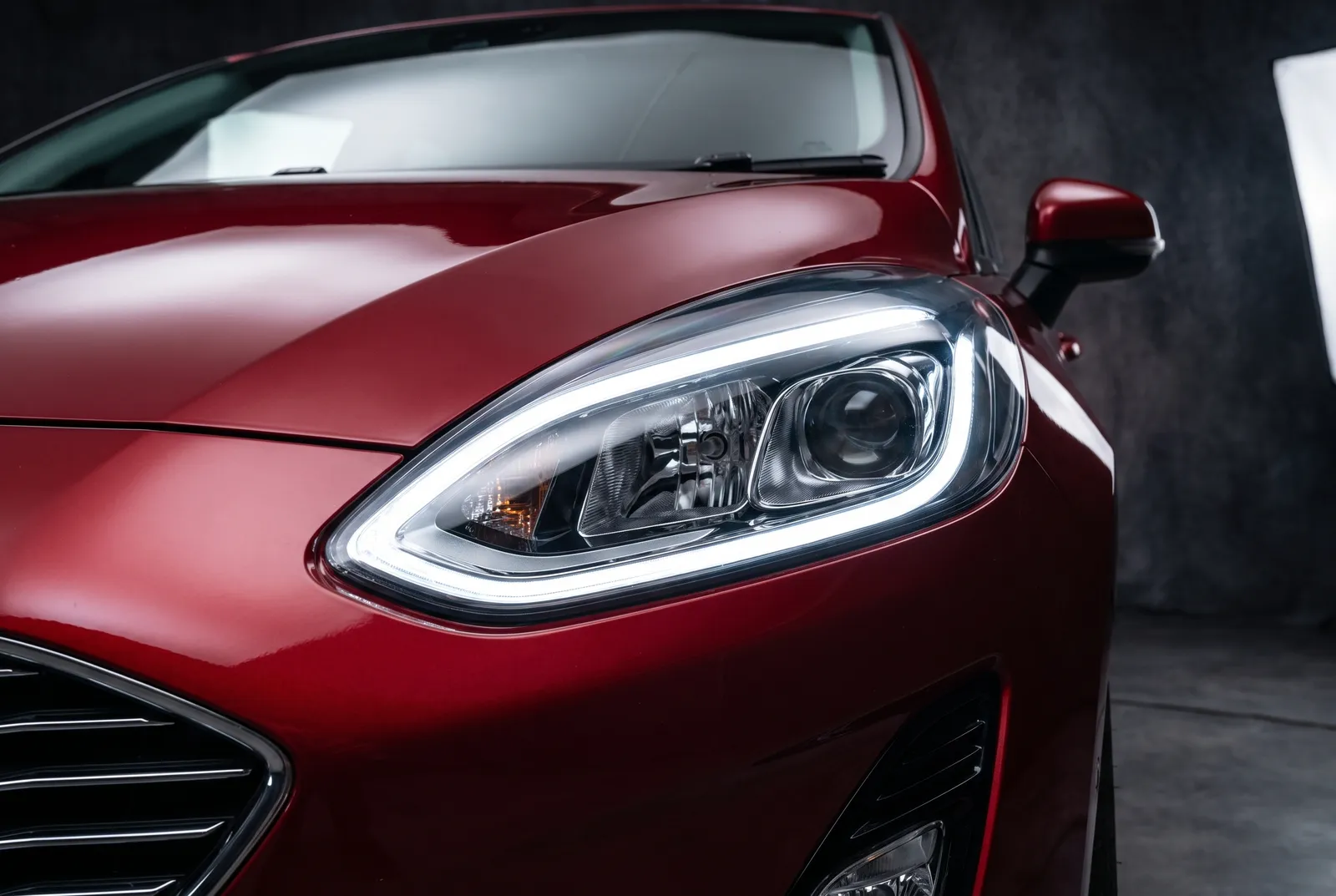 Detail van een Ford Fiesta